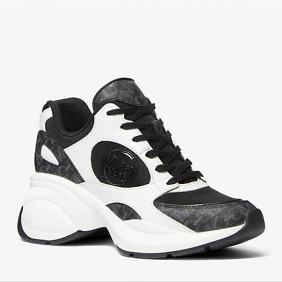 Michael Kors Zuma Empire Trainer Athletic Sneaker Shoe Sz 6.5M - Picture 1 of 8